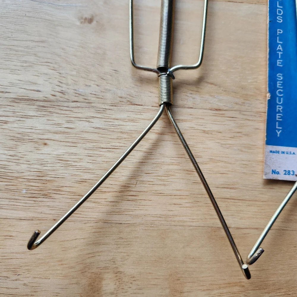 Lot of 3 Vintage Plate Hangers